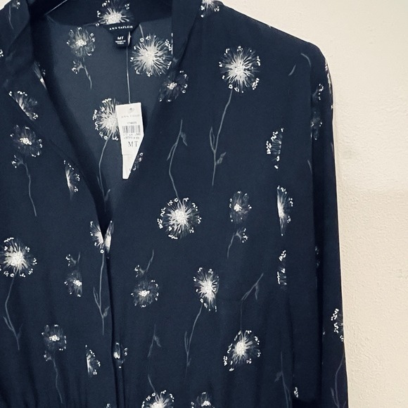 NEW Ann Taylor Tall Dress Floral Work Women's Medium Dandelions MSRP $139 Church - Picture 5 of 14